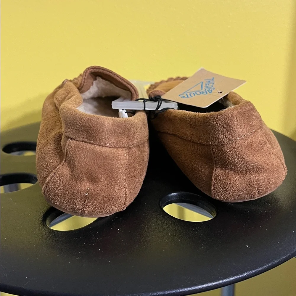 Thereabouts Faux Suede Moccasin Slippers – Kids 12/13 – NWT